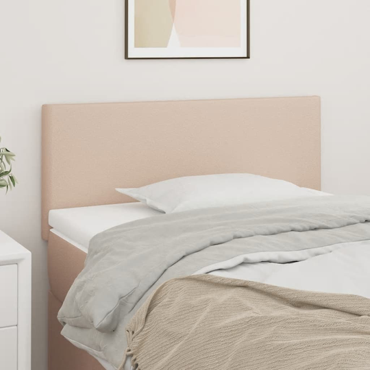 vidaXL Huvudgavel cappuccino 100x5x78/88 cm konstläder