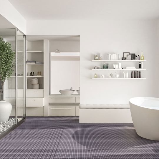 Glasmosaik Arredo Dark Grey 2x2 cm
