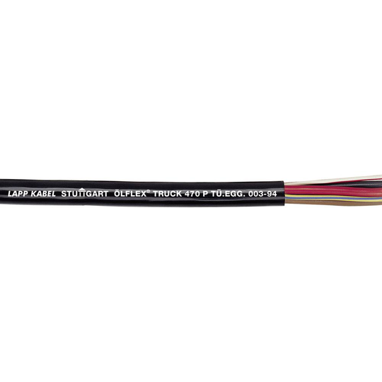 LAPP ÖLFLEX® TRUCK 470 P Fordonsledning 2 x 1 mm² Svart 7027080-1 Metervara