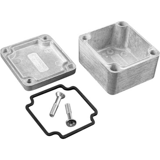 Hammond Electronics 1550Z101GASKET Tätning Silikon Svart (L x B x H) 50 x 45 x 2 mm 2 st