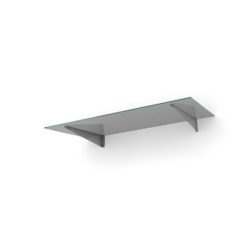 Entrétak Easy Collection - Flat Flat Rostfritt Stål, Flat Rostfritt Stål, Tonat glas