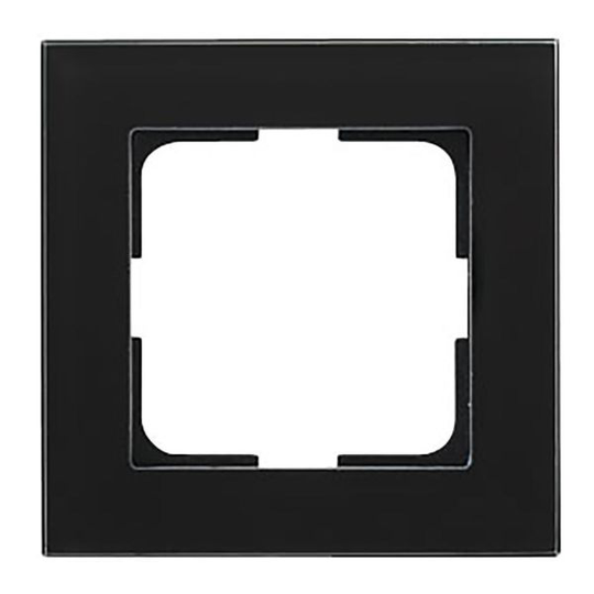 Elko Plus Option Kombinationsram 1-fack, glas Svart