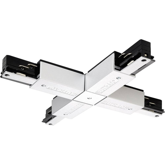 Högspänningsystem-komponent X-kontakt Eutrac SLV 145694 Silver-grå