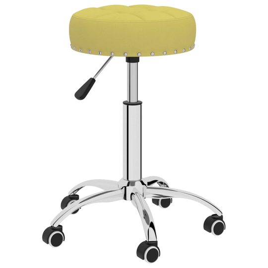 vidaXL Snurrbar massagepall grön tyg