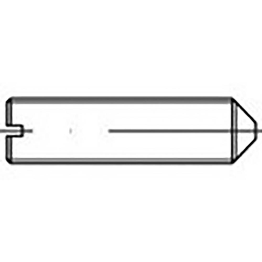 TOOLCRAFT TO-6855444 Gängstift M3 4 mm Stål 1000 st