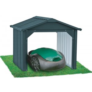 Garage / Skydd till robotgräsklippare - Öppen bak