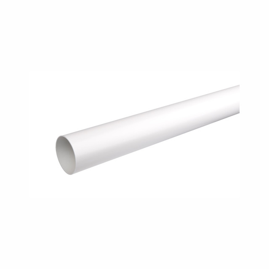 STUPRÖR 75MM 3M I VIT PLAST | Beijerbygg Byggmaterial