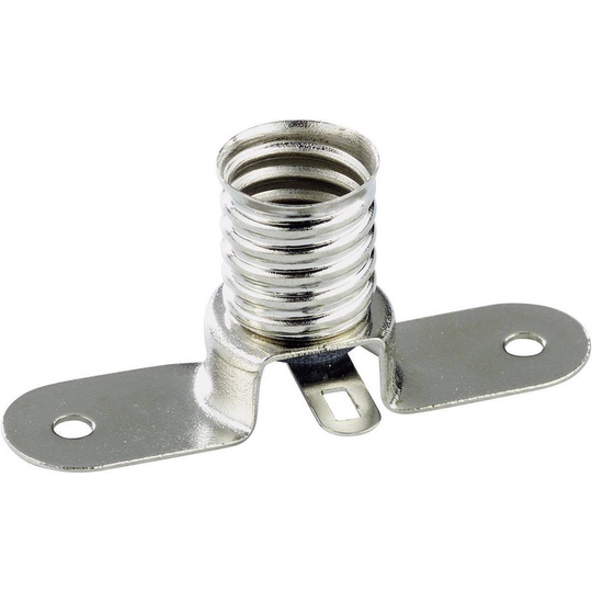 Lampsockel Sockel: E10 Anslutningstyp: Lödvinge TRU COMPONENTS 1 st