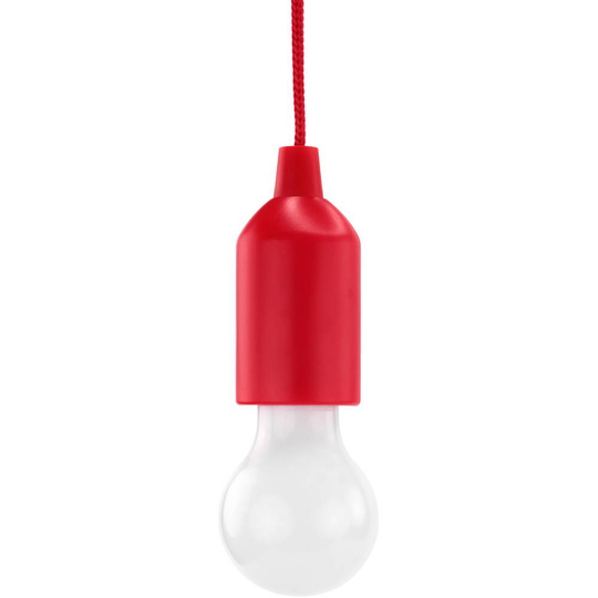 LED Campinglampa HyCell Pull-Light PL 25 lm batteri 50 g Röd 1600-0176