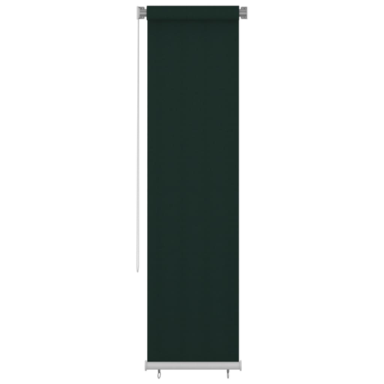 vidaXL Rullgardin utomhus 60x230 cm mörkgrå HDPE