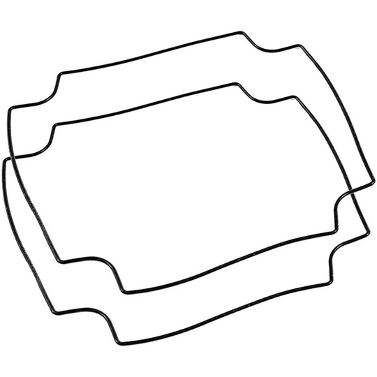 Hammond Electronics 1557FGASKET Tätning Silikon Svart 1 st