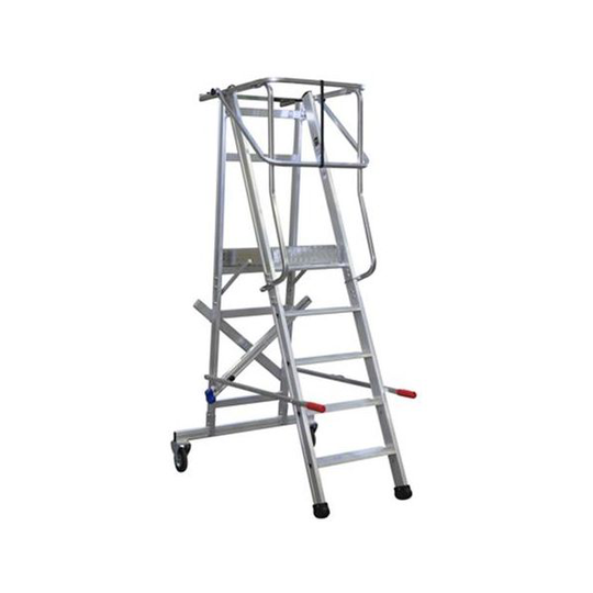 Laggo 7250 Arbetsplattform med skyddsräcke och hjul 250 cm