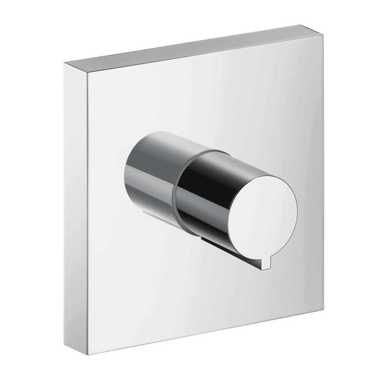 Färdigset Hansgrohe Axor ShowerCollection till Avstängningsventil 120/120 Square