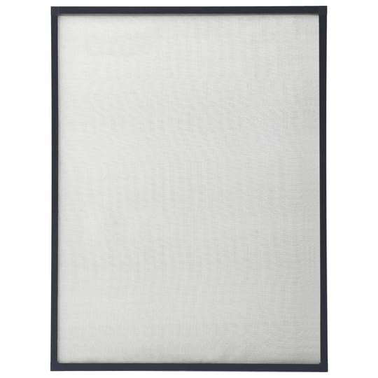 vidaXL Insektsnät för fönster antracit 80x120 cm