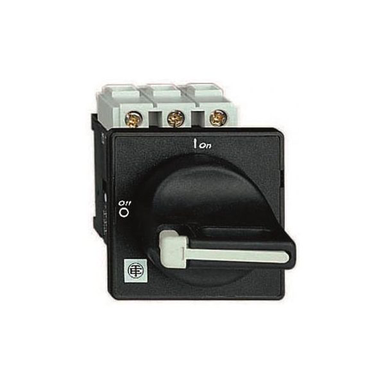 Schneider Electric VBD0 Huvudbrytare svart, enhålsmontage Ø22,5 cm 25A