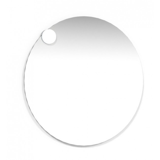 Macro Spegel RUnd - Vit Loop LED