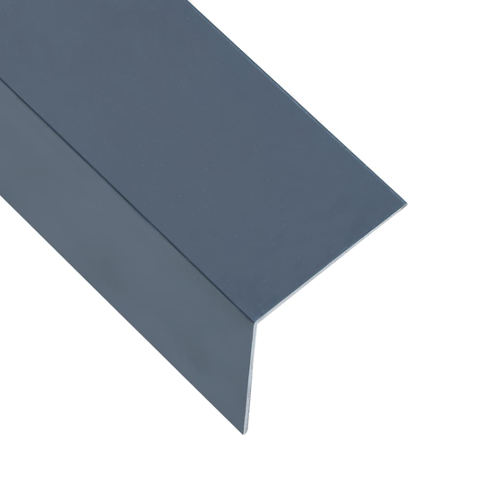 vidaXL Vinkelstång 90° L-profil 5 st aluminium antracit 170cm 50x50 mm