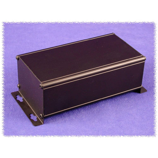 Hammond Electronics 1455ZT1601BK Väggskåp 188 x 88.9 x 56 Aluminium Svart 1 st