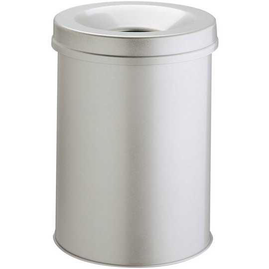 Durable Papperskorg 330510 15 l (Ø x H) 260 mm x 357 mm Stål Grå 1 st
