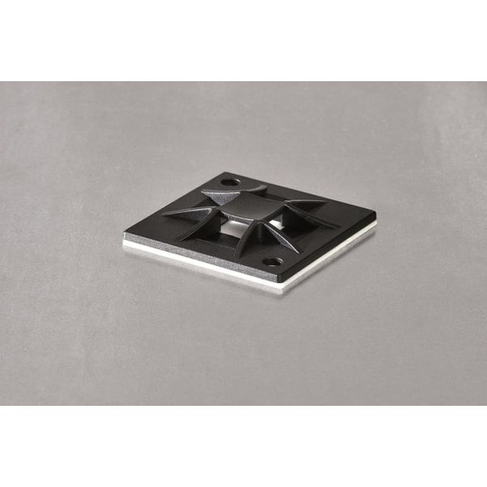 Hellermann Tyton Q-mount Skruvankare 40 x 40 mm, 50-pack Natur