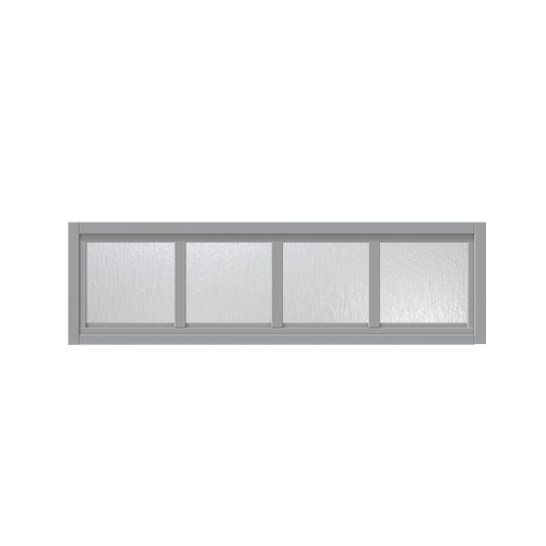 Överljus med spröjs Näs 9x3, Stengrå, Cotswoldglas
