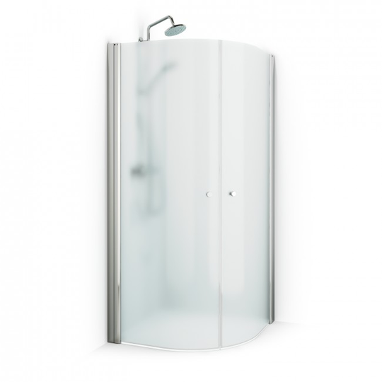 Macro Duschhörn Spirit Rund - Ice Blank 70 x 90