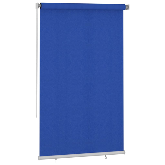 vidaXL Rullgardin utomhus 140x230 cm blå HDPE