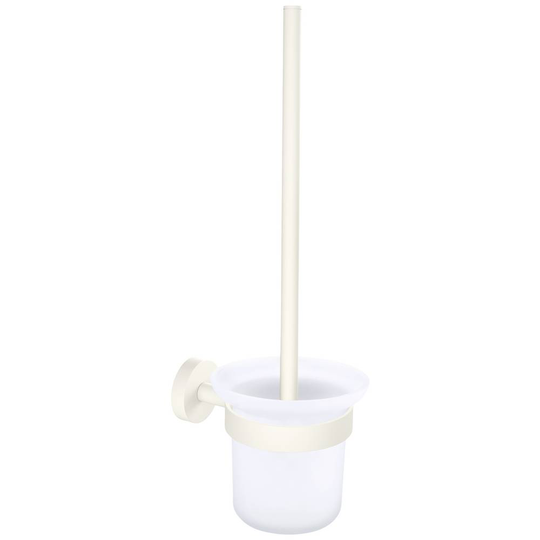 tesa MOON WHITE Toalettborste-set Lim Metall