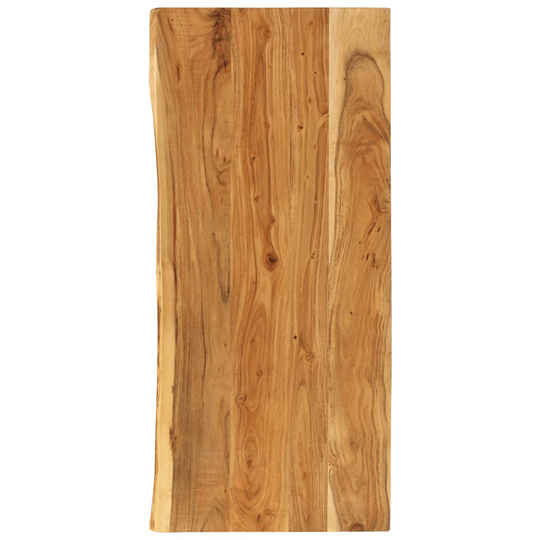 vidaXL Bänkskiva för badrum massivt akaciaträ 118x55x2,5 cm