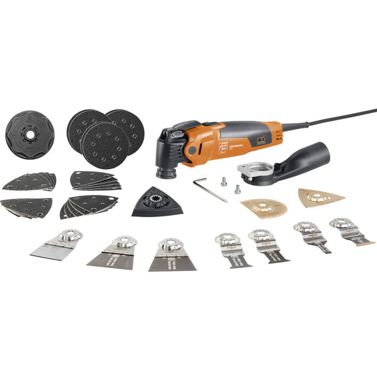 Fein Multimaster MM 500 Plus Top CE 72296768000 Multiverktyg inkl. Tillbehör, inkl. väska 39 delar 350 W