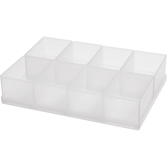 raaco A 8-1 Sortimentlåda-insats (Ø x H) 160 mm x 47 mm Antal fack: 8