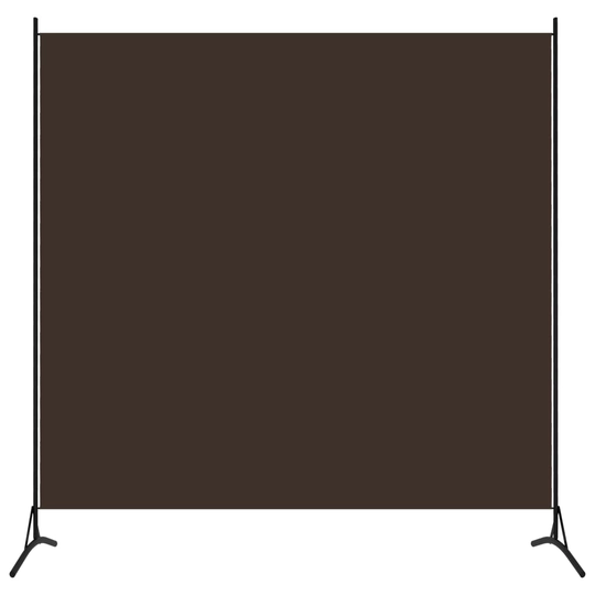 vidaXL Rumsavdelare 1 panel brun 175x180 cm