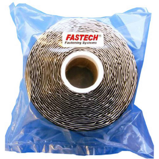 Kardborreband för pålimning Hotmelt Mikro-krok (L x B) 5000 mm x 25 mm Svart FASTECH® T0502599990305 1 st