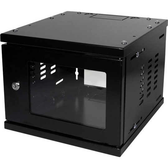10 väggskåp LogiLink W06Z33B 4 U Svart