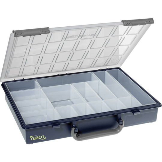 raaco Assorter 55 4x8-15 Låda (L x B x H) 338 x 261 x 57 mm Antal fack: 15 fast underavdelning