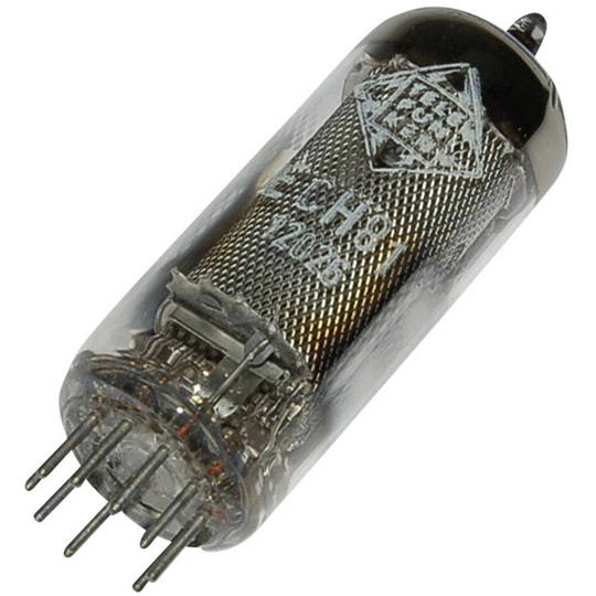ECH 81 = 6 AJ 8 = 6I1P Elektronrör Triod-heptod 100 V, 160 V 13.5 mA, 11 mA Antal poler: 9 Lampsockel: Noval Innehåll 1 st