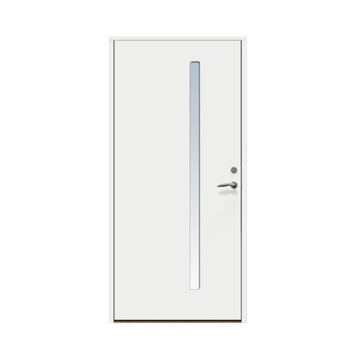 Enkeldörr till villa Hjärup 10 x 21, Vänsterhängd, Vit