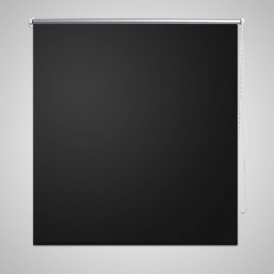 vidaXL Rullgardin svart 80 x 230 cm mörkläggande