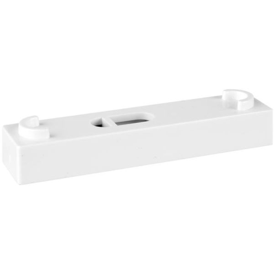 Faluplast 16700 Distanskloss 10 x 70 mm, för dubbelklämma, vit