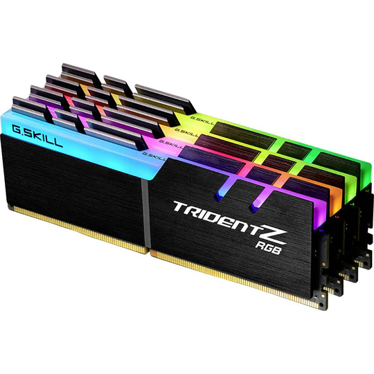 G.Skill F4-3200C15Q-64GTZR Internminne Desktop Kit Trident Z RGB 64 GB 4 x 16 GB DDR4 3200 MHz CL15-15-15-35