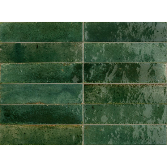 Kakel Marazzi Lume Green 6x24 cm