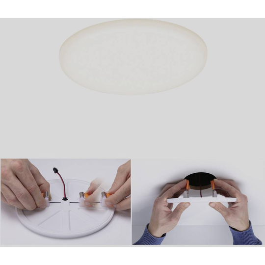 Paulmann 92388 EB Panel Veluna VariFit LED-inbyggnadsbelysning LED 10 W Satin