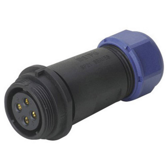 Weipu SP2111 / S 2 I Rundkontakt Hona rak Serie (rundkontakt): SP21 Totalt antal poler: 2 1 st