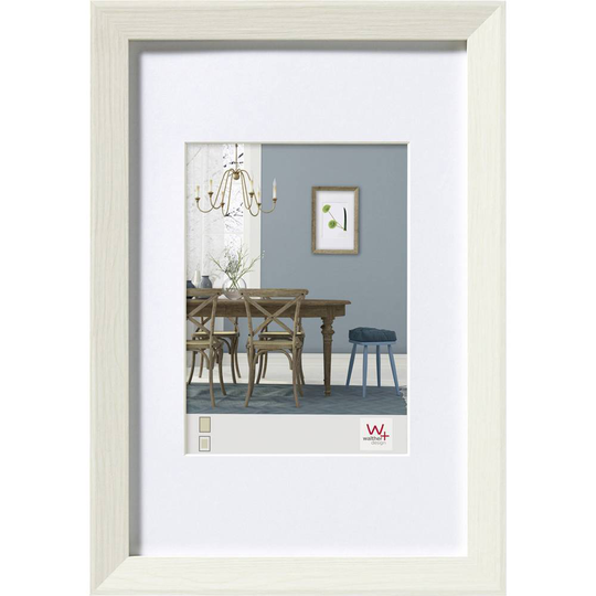 walther+ design Växelram akryl EF520W Pappersformat: 20 x 15 cm Vit