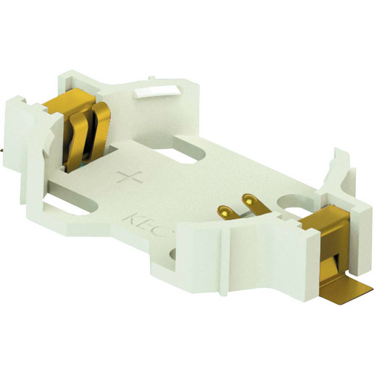 Knappscellshållare 1x CR 2032 Horisontell, Utanpåliggande montering SMD (L x B x H) 28.40 x 16 x 5 mm Keystone 1058