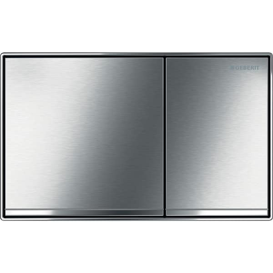 Geberit Spolknapp Sigma60 Nivå Med Ytskikt Blank Krom