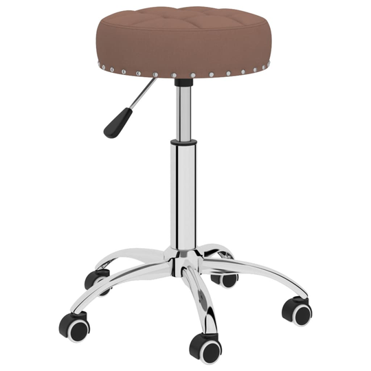 vidaXL Snurrbar massagepall brun tyg