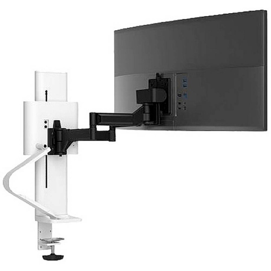 Ergotron TRACE™ 1x Monitor bordsfäste 35,6 cm (14) - 96,5 cm (38) Vridbar, Justerbar i höjd, Tiltbar, Svängbar