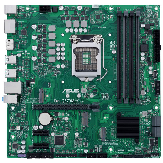Asus PRO Q570M-C/CSM Moderkort Sockel Intel® 1200 Formfaktor ATX