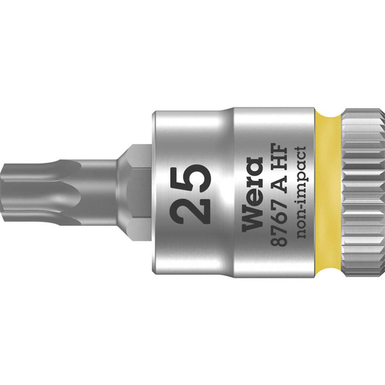 Wera 8767 A 05003365001 Inner-sextandhålsgrepp (TX) Hylsnyckel-bitsinsats T 25 1/4